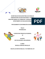 Reporte de Diagrama de Arbol