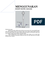 Cara Menggunakan Bore Gauge