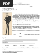 2018 William Gillette Luncheon Invitation