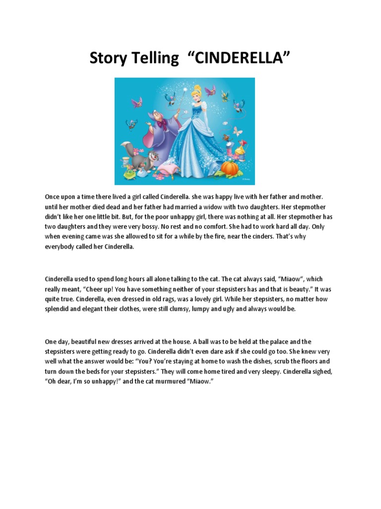 Story Telling Cerita Dongeng | PDF | Cinderella