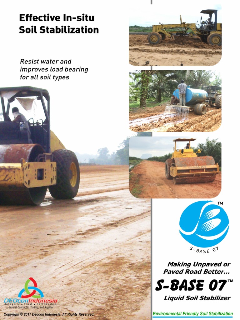 S-Base 07 Soil Stabilizer | PDF | Soil Science | Soil
