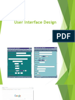 User Interface Design