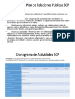 Estrategias Del Plan de Relaciones Publicas BCP