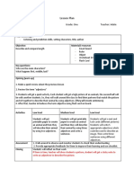 english lesson plan 22-10