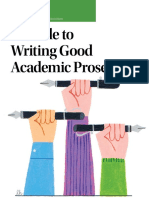 A Guide To Writing Good Academic Prose