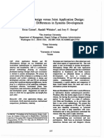 Participatory Design Versus Joint Application Design: Trans-Atlantic Differences in Systems Development