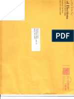 Board of Elections Envelope