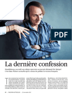 Michel Houellebecq La Dernière Confession Valeurs Actuelles 2017 11 23