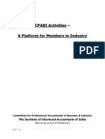 CPABI Activities Platform for CAs in Industry