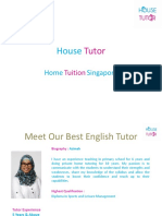 English Tution - House Tutor