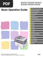 Ir1020 Series Basic Operation Guide EN PDF