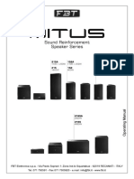 Manual FBT MITUS 152 - 215 - 218 - 114 UK