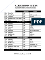 Evangelical Church Winning All (Ecwa) : District Youth Fellowship Program For Worship Experience 2016