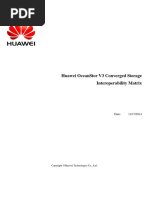 Huawei OceanStor V3 Converged Storage Interoperability Matrix