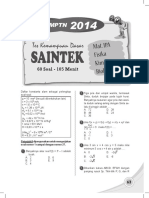 Soal TKD Saintek PDF