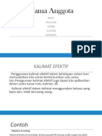 Kalimat Efektif Dan Tidak Efektif (Ariel)