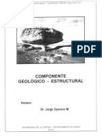 Componente Geologico Estructural - Jorge Oyarzun