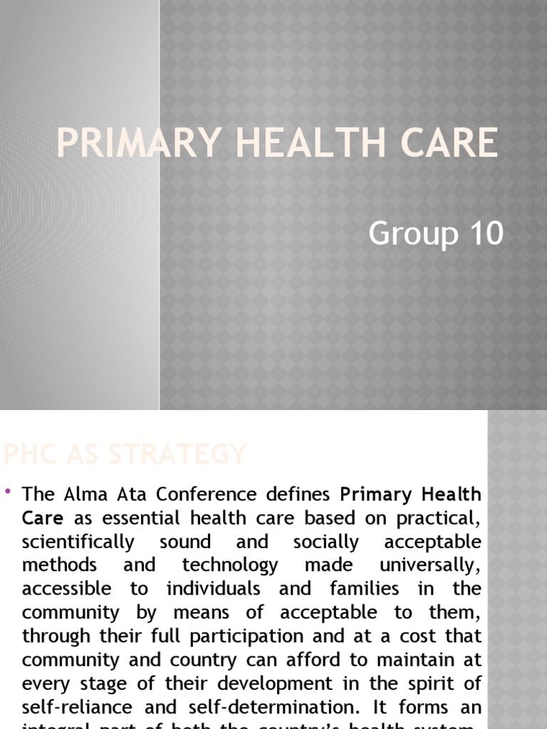 Primary Health Care | PDF | Breastfeeding | Maternal Death