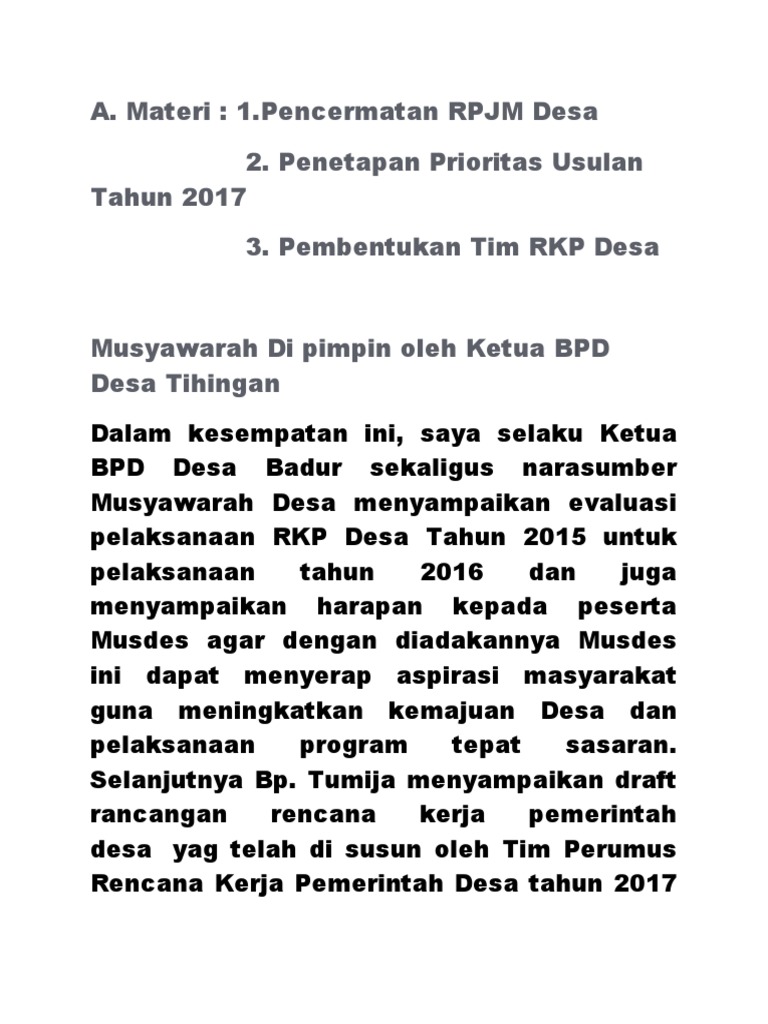 Contoh Pidato Ketua PDF