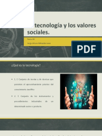 La Tecnología y Los Valores Sociales. Retos Del Desarrollo Nacional