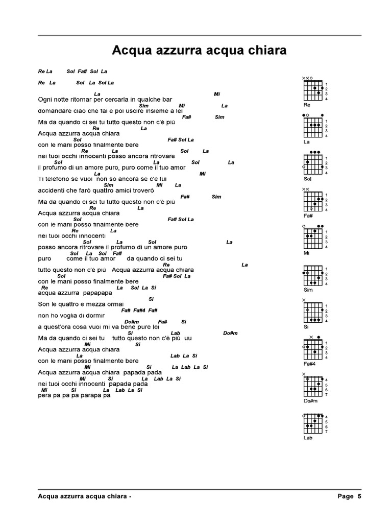 Accordi Lucio Battisti Vol 1 Pdf