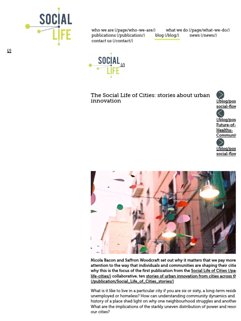 Urban Innovation Stories and Insights | PDF | Economies