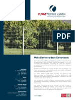 Ficha Tcnica Mallas Electrosoldadas Galvanizadas PDF