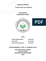 MAKALAH Determinan Matriks