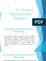 A Student Apprenticeship Program