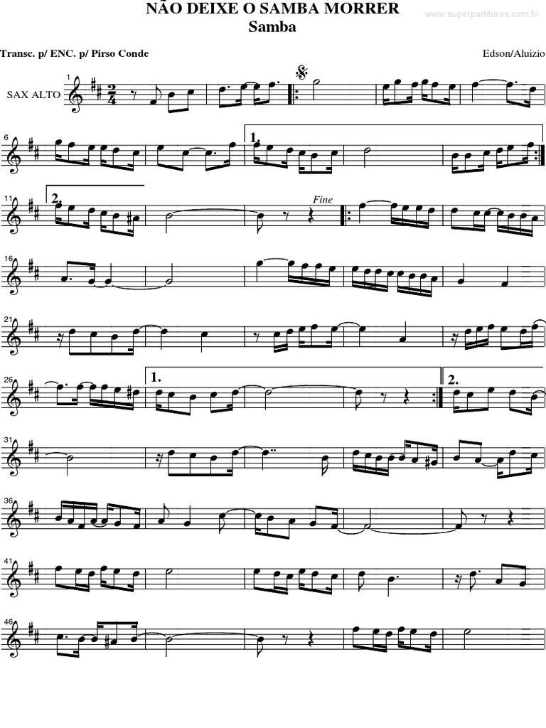 Letra De Alcione Nao Deixe O Samba Morrer