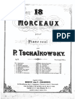 Tchaikovsky Morceaux Piano PDF