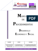 Manual de Procedimientos Desarrollo ECO y SOC 2017-2021 Definitivo