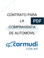 Contrato Para La Compraventa de Automovil