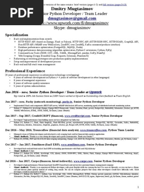 Dmugtasimov Resume Upwork