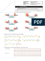 Guía 1 - Representación y Resolución de Ecuaciones de Primer Grado