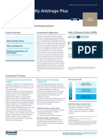 Amundi Funds Absolute Volatility Arbitrage Plus - Fund Profile - En