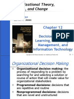 CH12 Decision Making, Learning, Knowledge Management, and Information Technology