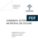 Antecedentes de Colomi- Cochabamba Parte I