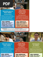 Modelos de Afiche La Alborada y Casuarinas