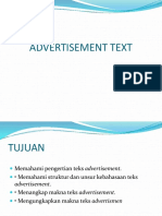 Advertisement Text
