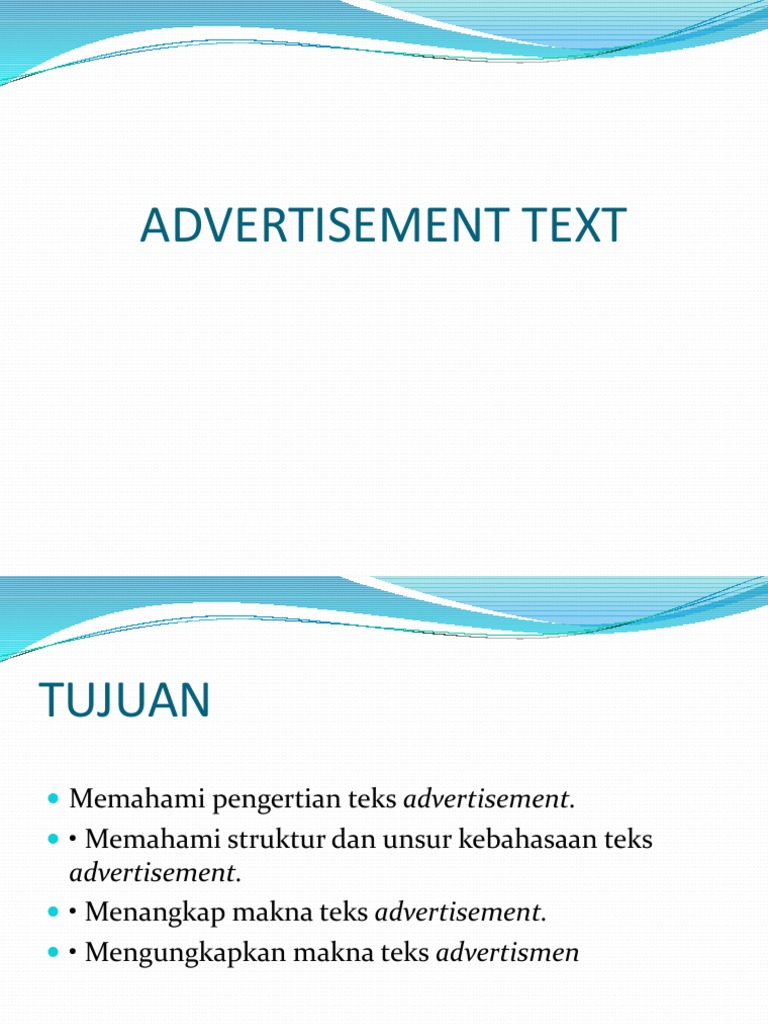 Advertisement Text | PDF