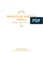 Proyecto de Inversion Publica