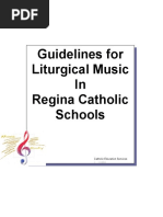 Guidelines For Liturgical Music Final