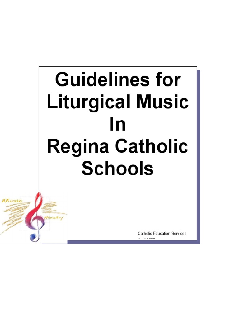 Guidelines for Liturgical Music Final Mass (Liturgy) Eucharist