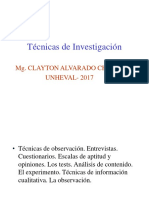 Técnicas de Investigación