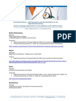 Deutschkenntnisse German Requirements Approbation 2015 09