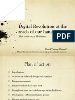 Digital Revolution in Healthcare - EPSA AA '17 - Daniel Vertessy - 2