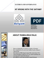 Case-What Went Wrong With The Satyam?: Corporate Ethics and Governance