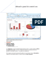 Como Crear Un Dashboard o Panel de Control Con Excel PDF