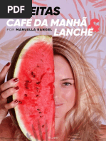 eBook Receitas Teste Livro de receitas Cafe da manha Lanches